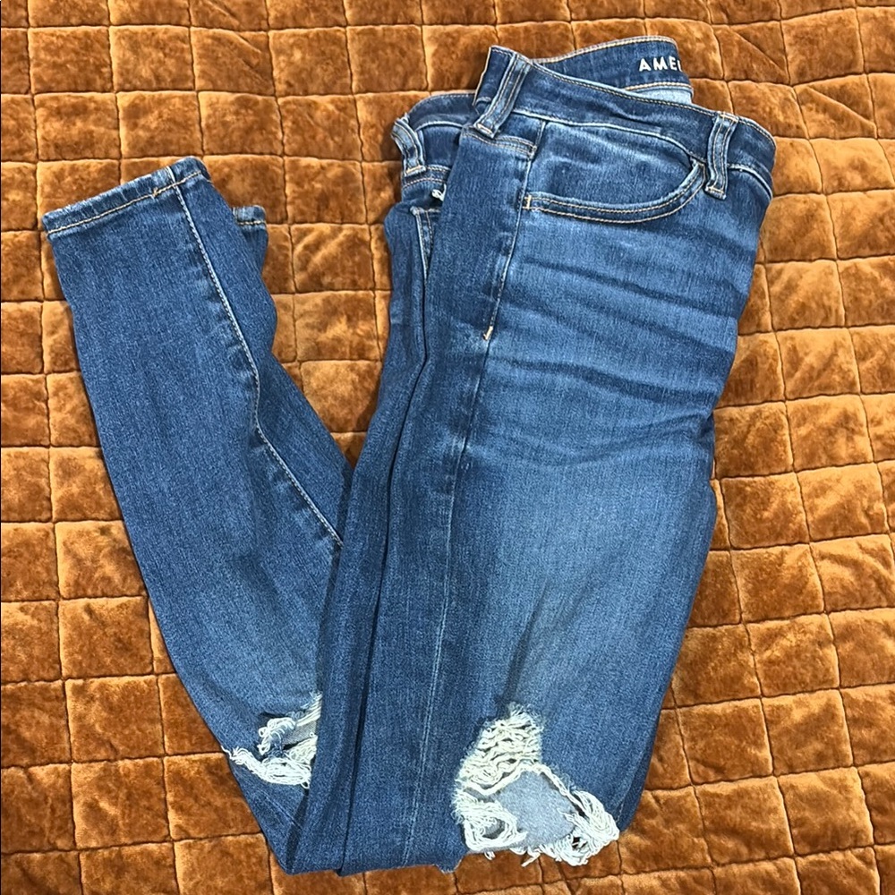 American Eagle Outfitters Women's Blue Jeans